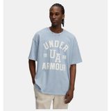 Under Armour Erkek Ua Heavyweight Varsity Oversize T-Shirt - Mavi - Mavi