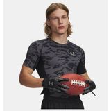 Under Armour Erkek UA HG Baskılı Kısa Kollu T-Shirt - Siyah - 2XL