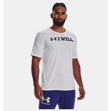 Under Armour Erkek UA I Will Kısa Kollu T-shirt - Beyaz-100