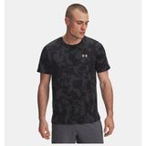 Under Armour Erkek UA Launch Printed Kısa Kollu T-Shirt - Gri