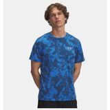 Under Armour Erkek UA Launch Printed Kısa Kollu T-Shirt - Mavi - Mavi