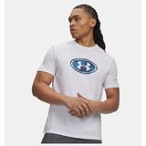 Under Armour Erkek Ua Lockertag Print Kısa Kollu T-Shirt - Beyaz