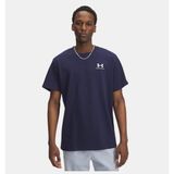 Under Armour Erkek Ua Logo Emb Heavyweight Kısa Kollu T-Shirt 1373997-411 - 2XL - 16-Lacivert