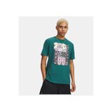 Under Armour Erkek UA Logo Kolej Kısa Kollu T-Shirt 6009244-338