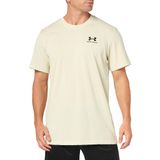 Under Armour Erkek UA M LOGO EMB HEAVYWEIGHT SS Tişört, Silt - Black, M