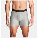 Under Armour Erkek UA Performance Tech 6" 3'lü Boxer - 2XL - Gri-035