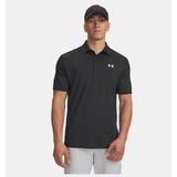 Under Armour Erkek UA Playoff Jacquard Polo T-Shirt - Siyah