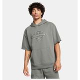 Under Armour Erkek UA Project Rock Heavyweight SS Kapüşonlu Tools T-shirt - Yeşil - XS