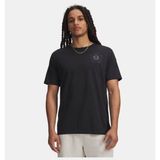Under Armour Erkek UA Radial Wordmark Kısa Kollu T-Shirt - Siyah