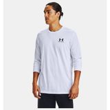 Under Armour Erkek Ua Sportstyle Left Chest Uzun Kollu T-Shirt 1329585-100 - XS - Beyaz-100