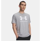 Under Armour Erkek UA Sportstyle Logo Update Kısa Kollu T-shirt - Gri - XL