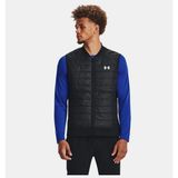 Under Armour Erkek UA Storm Yelek 1380870-001 Fermuarlı Polyester Dokuma Özellikli Siyah - XL