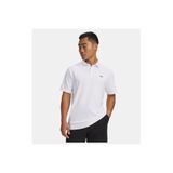 Under Armour Erkek UA T2G Pique Polo T-Shirt, Beyaz, 2XL