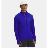Under Armour Erkek Ua Trail Run Çeyrek Fermuarlı Uzun Kollu T-Shirt 1383244-400 - Lacivert-400
