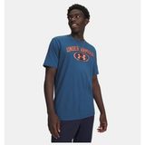 Under Armour Erkek UA Wordmark Locker Tag Kısa Kollu T-Shirt - Mavi - Mavi - XL
