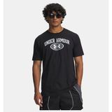 Under Armour Erkek UA Wordmark Locker Tag Kısa Kollu T-Shirt - Siyah