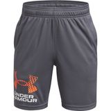 Under Armour Gri Erkek Çocuk Lastikli Bel Şort Düz Desenli Rahat Kesim Yazlık Ürün - 10 - 12 Yaş