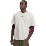 Under Armour Heavyweight Metal Logo Erkek Beyaz Tişört - XL