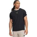Under Armour Heavyweight Metal Logo Erkek Siyah Tişört - 2XL
