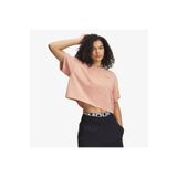 Under Armour Heavyweight Wash Kadın Crop Pembe T-Shirt