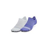Under Armour Kadın Antrenman Çorap UA Breathe 2 No Show Tab 2pk Starlight Distant Gray Halo Gray OSFM