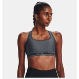Under Armour Kadın Armour® Mid Çapraz Sırtlı Spor Sütyeni 1361034-012 - Gri-012