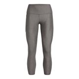 Under Armour Kadın HeatGear Armour Yüksek Belli Ayak Bileği Kaymaz Tayt, (020) Kömür Işığı Funda / / Siyah, M
