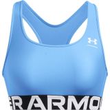 Under Armour Kadın HeatGear Authentics Medium Destekli Sütyen, Horizon Mavi / / Beyaz, XS