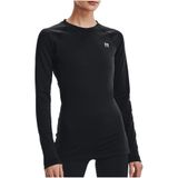 Under Armour Kadın Marka Logolu Uzun Kollu Slim Fit Siyah T-Shirt 1368701-001
