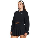 Under Armour Kadın Sweatshirt UA Rival Terry OS Crop Crw Black - White XS