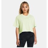 Under Armour Kadın Ua Boxy Crop Logo Kısa Kollu Tişört 1386845-383 - Yeşil-383