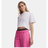 Under Armour Kadın Ua Center Kısa Kollu T-Shirt - Beyaz