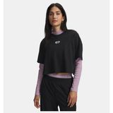 Under Armour Kadın Ua Center Kısa Kollu T-Shirt - XS - Siyah