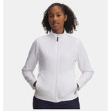Under Armour Kadın UA Drive Pro Fermuarlı Ceket - Beyaz - XL