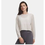 Under Armour Kadın UA HB Run Aeris Uzun Kollu T-Shirt - Beyaz-110 - XS