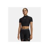 Under Armour Kadın UA HeatGear Crop Mock Kısa Kollu T-Shirt 6010006-008