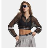Under Armour Kadın UA Heatgear Mesh Fermuarlı Ceket - Siyah