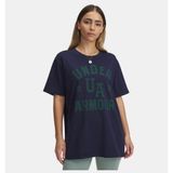 Under Armour Kadın UA Heavyweight Oversize Collegiate T-shirt - Lacivert-410