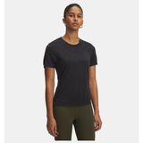 Under Armour Kadın UA Launch Jacquard Kısa Kollu T-Shirt - Siyah