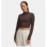 Under Armour Kadın UA Meridian Suede Effect Uzun Kollu T-Shirt - Kahverengi