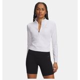 Under Armour Kadın UA Motion Yarım Fermuarlı Uzun Kollu T-Shirt - Beyaz-100