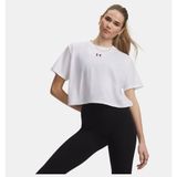 Under Armour Kadın UA Rival Boxy Solid T-Shirt - Beyaz-101 - XS