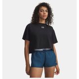 Under Armour Kadın UA Rival Boxy Solid T-Shirt - Siyah-001 - XS