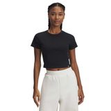Under Armour Kadın UA Rival Rib Baby Tee T-shirt Siyah XL