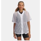 Under Armour Kadın UA Sportstyle Baseball Jersey Gömlek - Beyaz-100 - XL