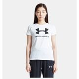 Under Armour Kadın UA Sportstyle Graphic Kısa Kollu T-shirt - Beyaz-102