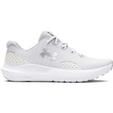 Under Armour Kadın UA W Charged Surge 4 Spor Ayakkabı, Beyaz (White Distant Gray Metallic Silver), 35.5 EU