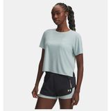 Under Armour Kadın UA W Explor Trail Run Kısa Kollu T-Shirt - Mavi - Mavi