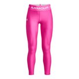 Under Armour Kız Çocuk HeatGear Tam Boy Tayt, (652) Asi Pembe / / Beyaz, XL