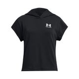 Under Armour Kız Çocuk Sweatshirt UA G Rival Try SS Cut Hdy Black - White YMD